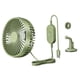 thumbnail image 5 of Ventilador de coche USB con circulación de aire, compacto, universal, portátil y giratorio, 12 V Verde, 5 of 9
