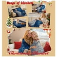 thumbnail image 7 of Kbndieu Christmas Throw Blanket, 30" x 39" Ultra Soft and Warm Cozy Fleece Blanket, Christmas Decorations Blankets and Throws for Bed Couch Sofa, Winter Bedding Christmas Gifts for Women Men, 7 of 7