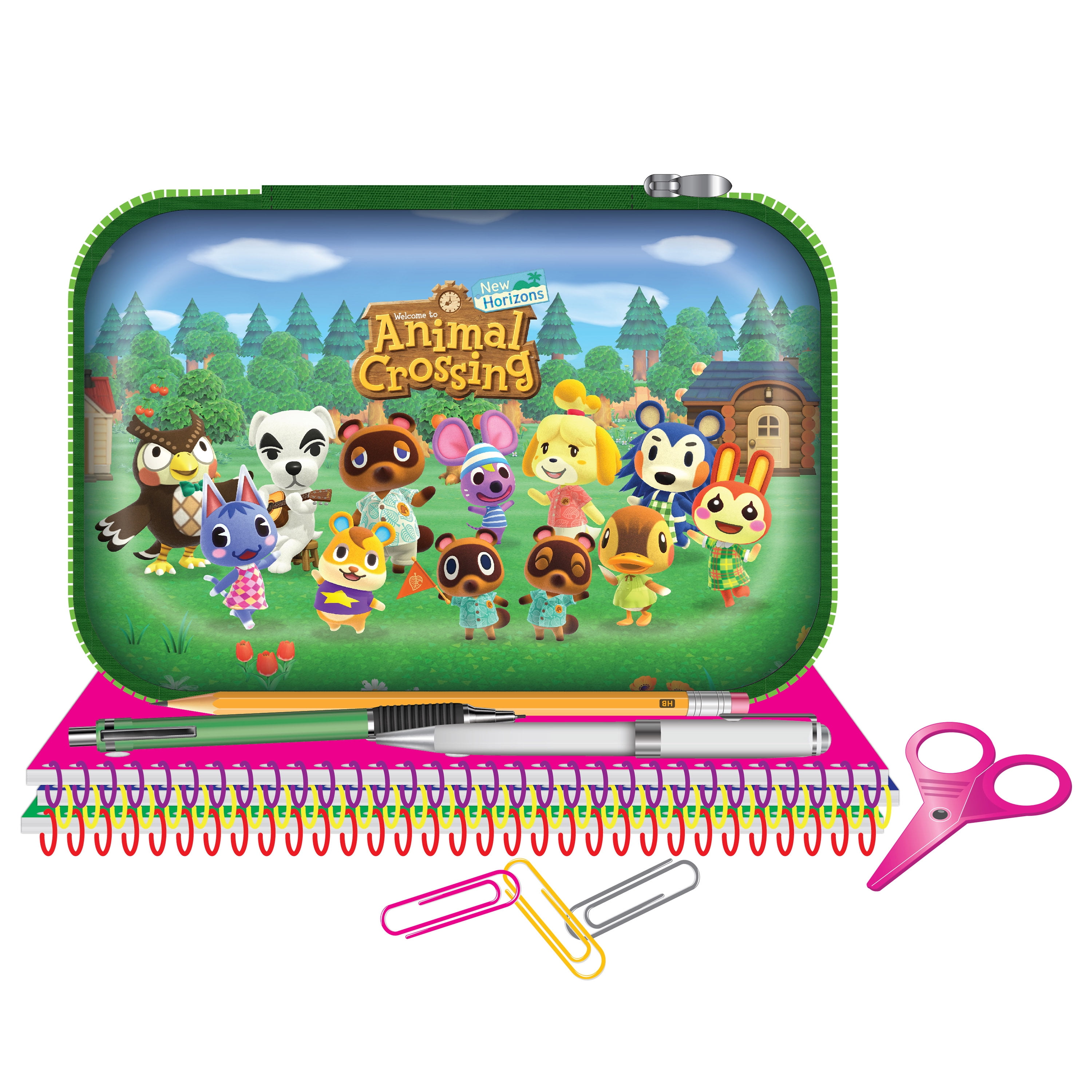 Nintendo Animal Crossing Molded Zipper Pencil Case - Walmart.com
