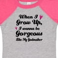 thumbnail image 4 of Inktastic Gorgeous Like My Godmother Girls Baby Bodysuit, 4 of 5