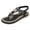 Black, variant on kamemir Summer Sandals Womens Wedge Sandals Flower Low Heel Dressy Sandals Elastic Ankle Strap Rhinestone Summer Comfortable Shoe(Beige,8.5)