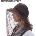 thumbnail image 2 of Head Net Hat, Safari Hat Sun Hat Bucket Hat with Hidden Net Mesh 1Pack, 2 of 6
