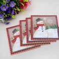 thumbnail image 3 of Servilletas de papel con patrón de árbol de Navidad, servilletas de Feliz Navidad, Papá Noel, muñeco de nieve, servilletas de papel para fiesta de Navidad, decoración de mesa de cena, 20 piezas por lo, 3 of 4