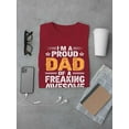 thumbnail image 3 of Dad Of An Awesome Physician T-Shirt Men -Image by Shutterstock, Male 5X-Large, 3 of 4