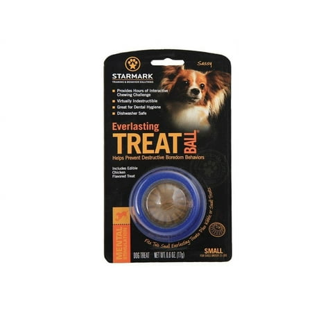 UPC: 0873199000140 | Starmark Everlasting Treat Ball Dog Toy Blue 1ea/LG