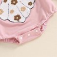 thumbnail image 4 of zuwimk Halloween Baby Girl Outfit My First Halloween Pumpkin Patch Romper Shirt Onesie Cute Fall Clothes(6-12 Months,Pink), 4 of 7