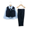 thumbnail image 4 of B-One Kids Boys' Formal Vest Suit Set, 4 Piece, Sizes 2T-14, 4 of 6