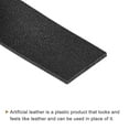 thumbnail image 4 of Uxcell Faux Leather Strip Leather Strap Double-Sided 79" Long 0.6" Wide Black for DIY Crafts, Belts, Bags, 4 of 4