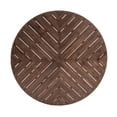 thumbnail image 6 of MAYEERTY 59" Round Patio Dining Table, Wood Dining Table with Umbrella Hole for Garden, Patio, and Poolside, 6 of 10
