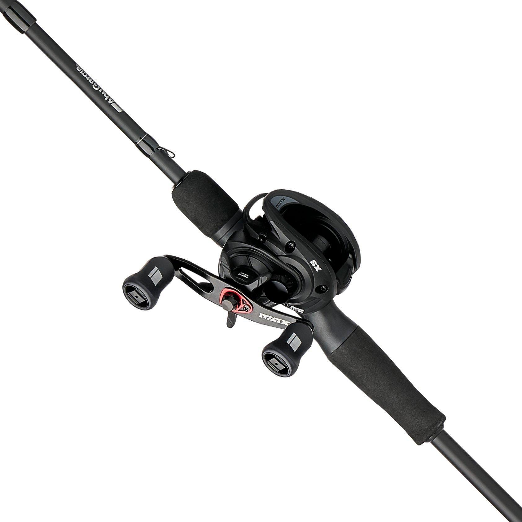 Abu Garcia Max SX Baitcast Fishing Combo, 7' Medium Heavy Rod, Left-Handed Reel