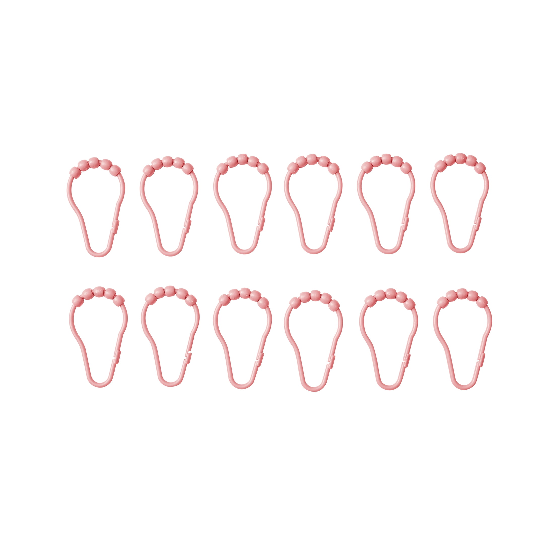 Mainstays 15-Piece Embossed Stripe Bath Accessory Set, Pink