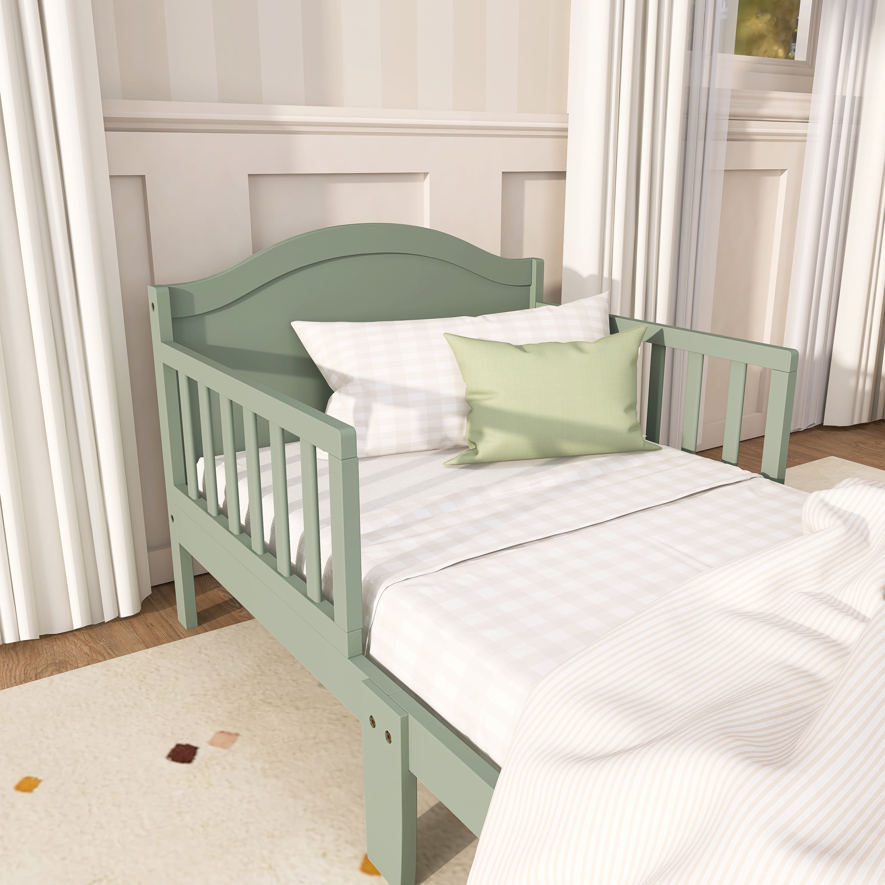 Dream On Me Sydney Toddler Bed, Meadow Green