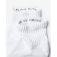thumbnail image 2 of Hanes Unisex Plain White Socks Pack, 6 Pairs, Ankle S, 2 of 7