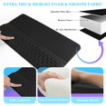 thumbnail image 4 of Soporte para teclado KEPUTAIER ergonómico inclinado con reposamuñecas negro, 4 of 7