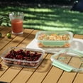 thumbnail image 5 of The Pioneer Woman Painted Meadow 2.3-Cup Rectangle Tritan Food Storage Containers with Tritan Lid, Set of 2, 5 of 12