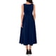 thumbnail image 3 of VESTIDOS DE MUJER INSPIRE CHIC Cuello Corazón Sin Mangas Cóctel A-Line Plisado Maxi Vestido S Azul Oscuro, 3 of 5