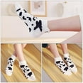 thumbnail image 4 of BESTYASH 2 Pares De Calcetines Tobilleros Con De Vaca Y Ajuste Ergonómico, 4 of 8