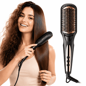 Berlaney Hair Straightener Brush One Step