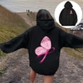 thumbnail image 2 of Chandail à Capuche Imprimé à Manches Longues pour Femmes, Ample, Oversize, Chandail, Blouse, 2 of 5