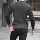 thumbnail image 3 of Ropa de hombre Otoño Invierno moda suéteres finos para hombre Casual cuello redondo sólido cálido Slim Fit camisa de punto jersey para hombre, 3 of 5
