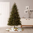 thumbnail image 6 of Lukts Happy Fall Print Color Life Christmas Tree Skirt, Winter Holiday Tree Mat Decoration ,Can be Used as A Shawl-30", 6 of 6