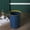Navy, variant on Basiess Garbage Can | Small Trash Can, Plastic Wastebasket for Bathroom Kitchen Office, Round Compact Bin, Easy Clean Navy