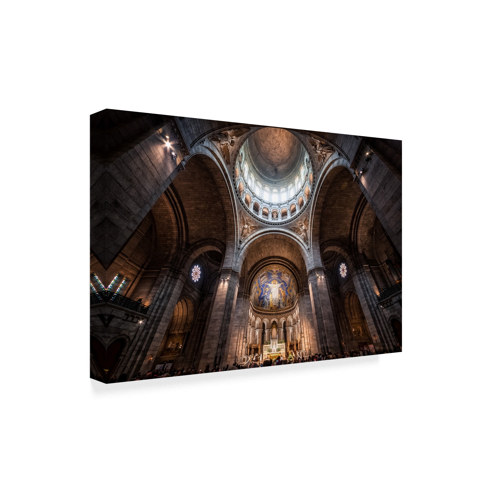 Trademark Fine Art 'Sacre Coeur 1' Canvas Art by Giuseppe Torre