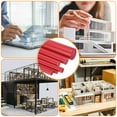 thumbnail image 7 of Uxcell Plastic Rods ABS Styrene Round Stick Round Solid Bar DIY Model for DIY Toys Building Making Architectural Model Making Red 1" x 12", 7 of 7
