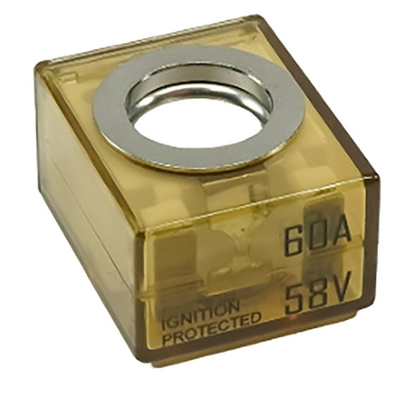 Terminal de fusibles Egis MRBF 60A transparente con protección contra ignición