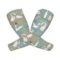 thumbnail image 2 of Easygdp Cute Farm Birds Adult Ice Silk Sunscreen Arm Cover with Thumbhole, Cooling Compression Arm Cover for Fishing, 2 of 8