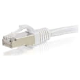 thumbnail image 3 of C2G 15ft Cat6 Snagless Shielded (STP) Ethernet Network Patch Cable - White - patch cable - 15 ft - white, 3 of 5