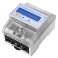 thumbnail image 2 of Medidor trifásico LCD Medidor de energía trifásico de 4 hilos Medidor de energía eléctrica digital Voltímetro amperímetro de alta precisión estable preciso con pantalla LCD 230/400V 80A para medición, 2 of 10