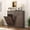 Brown, variant on Double Trash Can Cabinet, 26 Gallons Farmhouse Hidden Wood Garbage Can Bin Cabinet with Drawers, Tilt Out Laundry Hamper with Laundry Storage Basket for Bathroom, Kitchen, Antique White