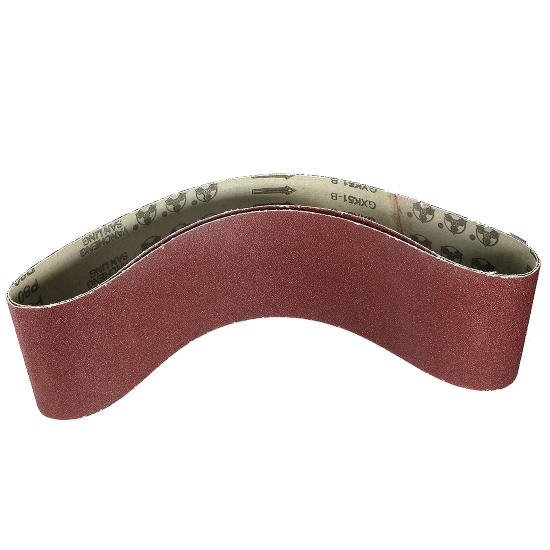 Uxcell 4' x 36' 80 Grit Lapped Joint Aluminum Oxide Sanding Belts 4 Pack
