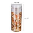 thumbnail image 4 of Food Storage Container Rice Grain Organizer Transparent Stackable Bottle Home Kitchen Sealable Bin  2800ml, 4 of 10