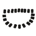 thumbnail image 2 of 20 Piezas de Fieltro Protector de Llave Perfecl para Piezas de Reparación de Alto Tenor Soprano Negro, 2 of 8