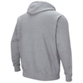 thumbnail image 3 of Men's Colosseum Heather Gray Navy Midshipmen Arch & Logo 3.0 Pullover Hoodie, 3 of 3