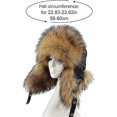 thumbnail image 2 of Winter Trapper Hat with Ear Flaps Waterproof Russian Hats Windproof Bomber Cap for Men Women, 2 of 4