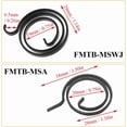 thumbnail image 2 of HUGFEGWE 5 Pcs Poignée de Porte de Remplacement en Acier au Carbone Poignée de Retour de Torsion 19mm ID Fil Plat et Rond, Poignées de Porte Verrouillage Réparation Interne Remplacement (FMTB-MSC) U2536-10906, 2 of 8