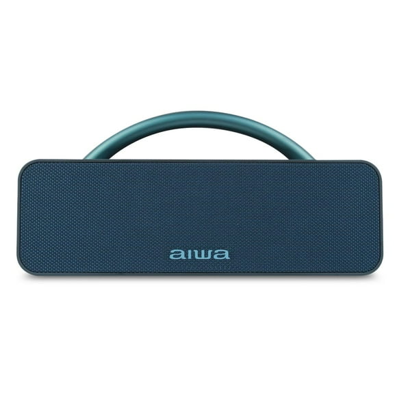 Aiwa AWS80BTU - Bocina Bluetooth, Portátil, Resistente al Agua IPX5, Azul