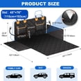 thumbnail image 2 of 4-in-1 SUV Cargo Liner for Dogs, Pet Trunk Mat with Side Flaps & Back Seat Organizer, Non-Slip Waterproof Dog Cover for SUVs, Vans & Vehicles, 2 of 8