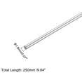 thumbnail image 2 of Uxcell 304 Stainless Steel Round Rods 1.8mm x 250mm for DIY Craft, 10 Pack, 2 of 6