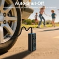 thumbnail image 3 of AVAPOW T09 Dual Power Portable Tire Inflator, 150 PSI Cordless Air Compressor with Digital Gauge and Auto Shut-Off for Cars, Bikes and Motorcycles, 3 of 7