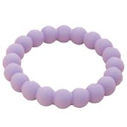Dexypaws: Super Chew Rings - Lilac & Sky Blue - 2pc Dog Teething Toys, Aggressive Chewers, Fetch & Tug, Textured Circles, Durable Rubber, Pet Play