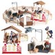 thumbnail image 2 of Oenux-figuras de acción de granja para niños, modelo de carrera de caballos, figurita de animales ecuestres, Colección educativa linda, regalo de juguete, 2 of 4