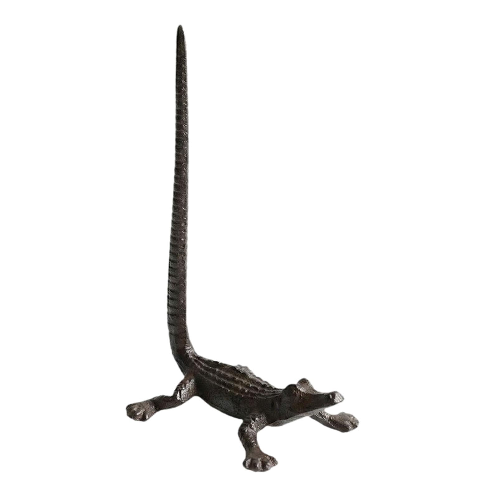 Fiocias Alligator Paper Towel Holder Stand Bathroom Kitchen Use Practical Decorative