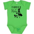 thumbnail image 3 of Inktastic I'd Rather Be in Paris- shopping and travel Girls Baby Bodysuit, 3 of 5