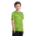 thumbnail image 4 of SPORT-TEK Boys CamoHex Tee, Medium, Lime Shock, 4 of 6
