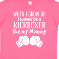 thumbnail image 4 of Inktastic Kickboxing Future Kickboxer Like Mommy Boys or Girls Toddler T-Shirt, 4 of 5