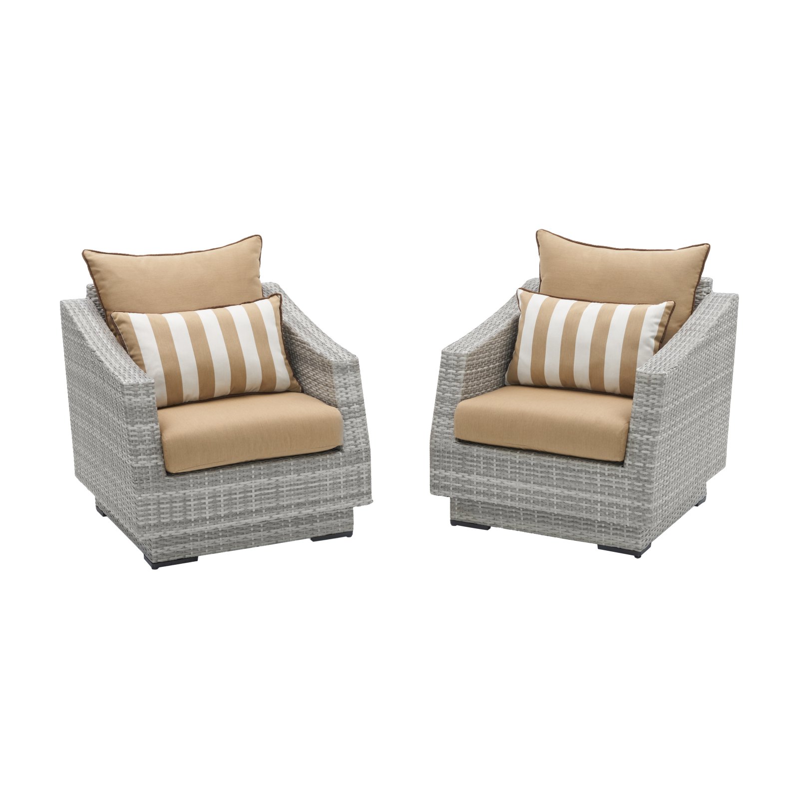 RST Brands Cannes Sunbrella Club Chair - Set of 2 - image 2 of 11